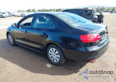 2013 Volkswagen Jetta 2.0L S из США, поврежденный, VIN 3VW2K7AJ9DM381625